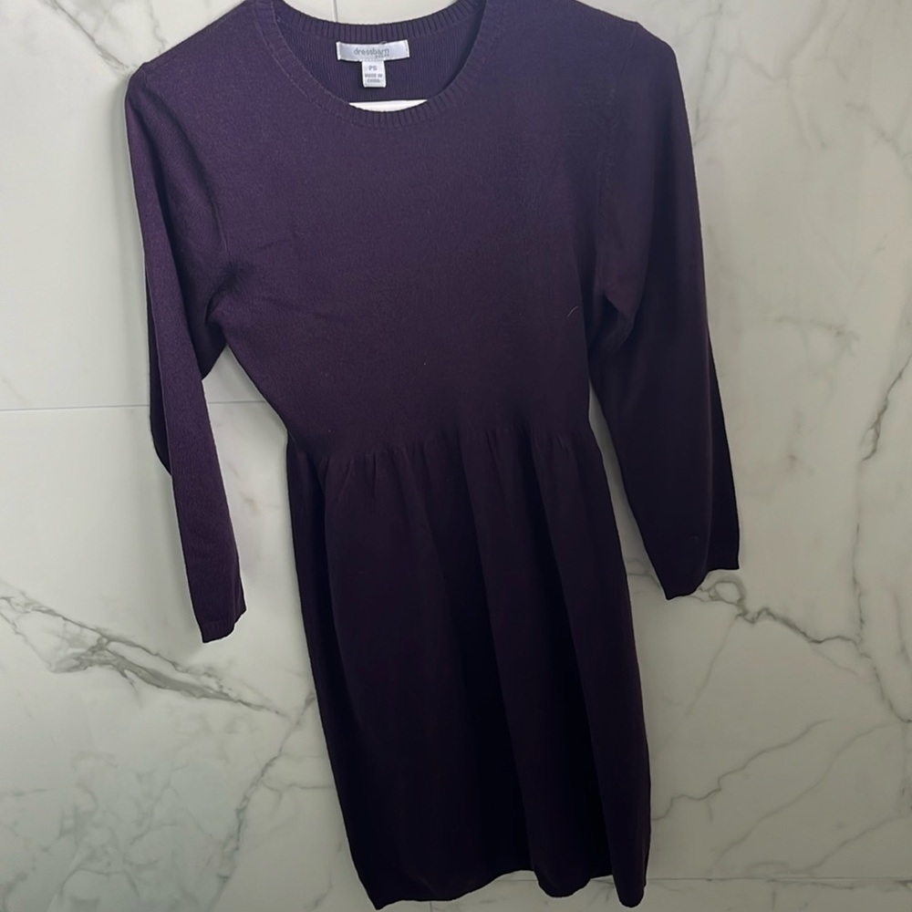 Purple Sweater dress